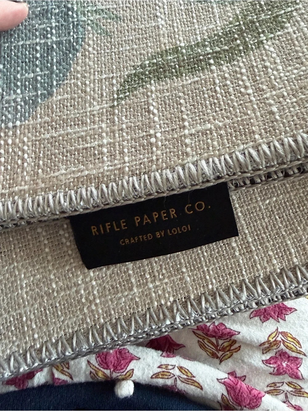 Rifle Paper Co x Loloi Power Loomed Runner in Cotswold